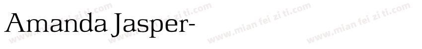 Amanda Jasper字体转换